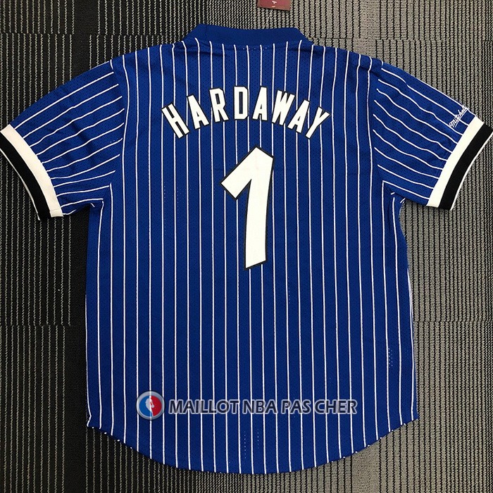 Maillot Manche Courte Orlando Magic Penny Hardaway NO 1 Bleu